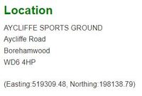 Aycliffe Park Borehamwood - Pitch 4 (5 aside )