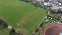 11 a side football pitch near