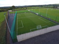 Astro Pitch Half A and Ball wall