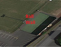 Ball Wall and Boots Only Area